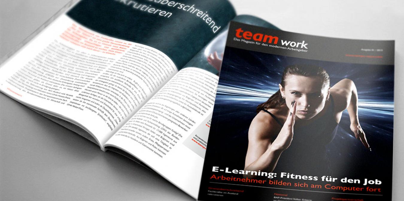 TEAMwork Kundenmagazin TEAMwork von tempo-team <br> Image & Communication-Kampagne
