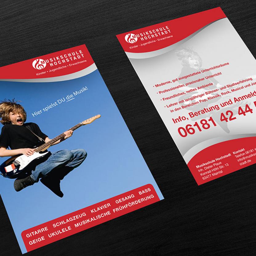 Musikschule Hochstadt Flyer