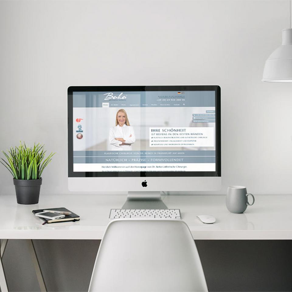Website Berkei Chirurgie Desktop
