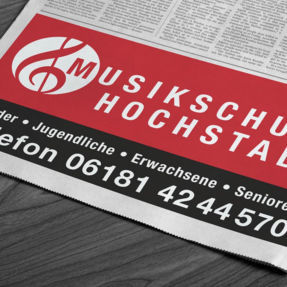 Musikschule Hochstadt Anzeige